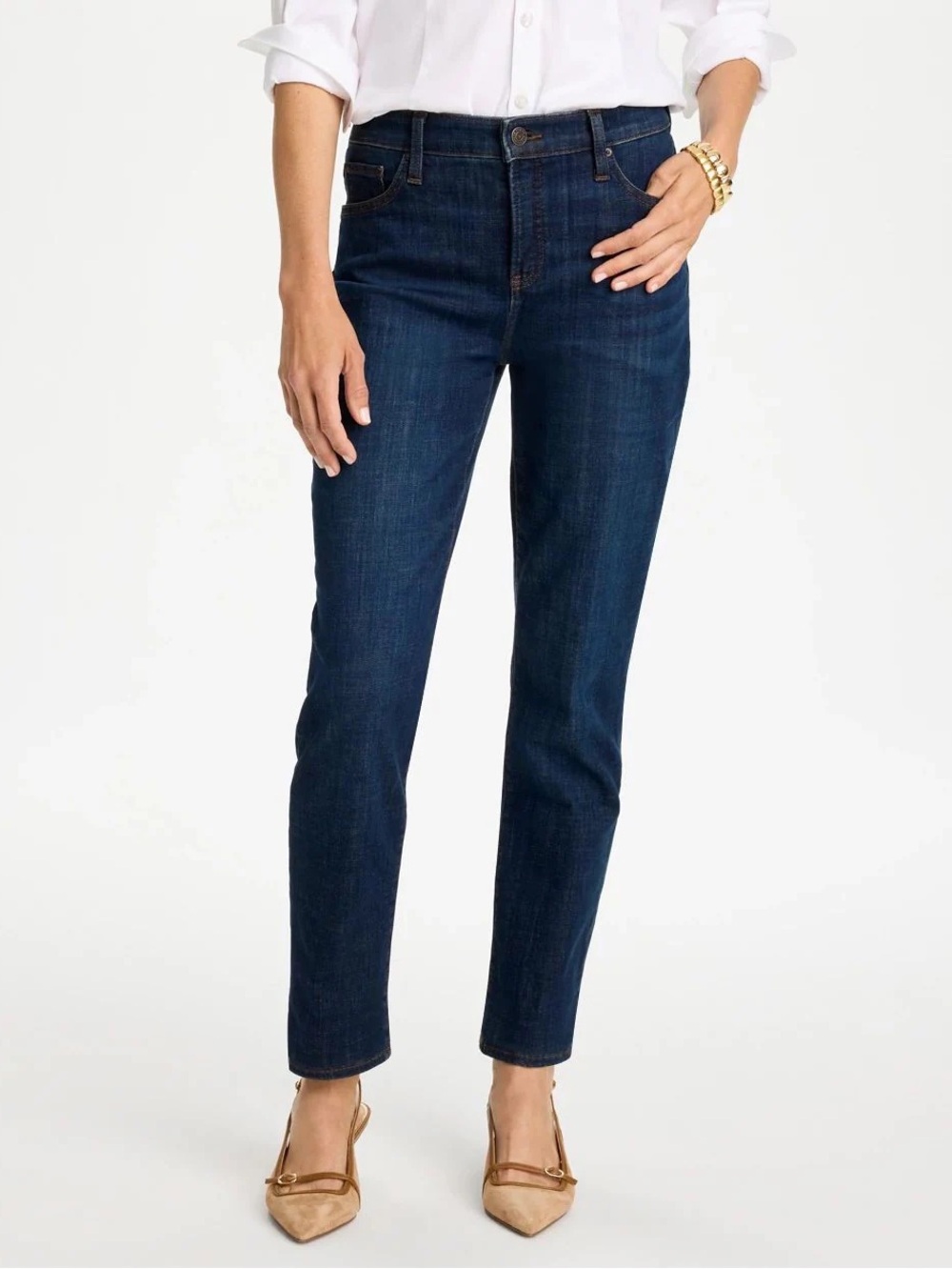 Chico's So Slimming Girlfriend Slim Ankle Jeans Size 1R (US 8)